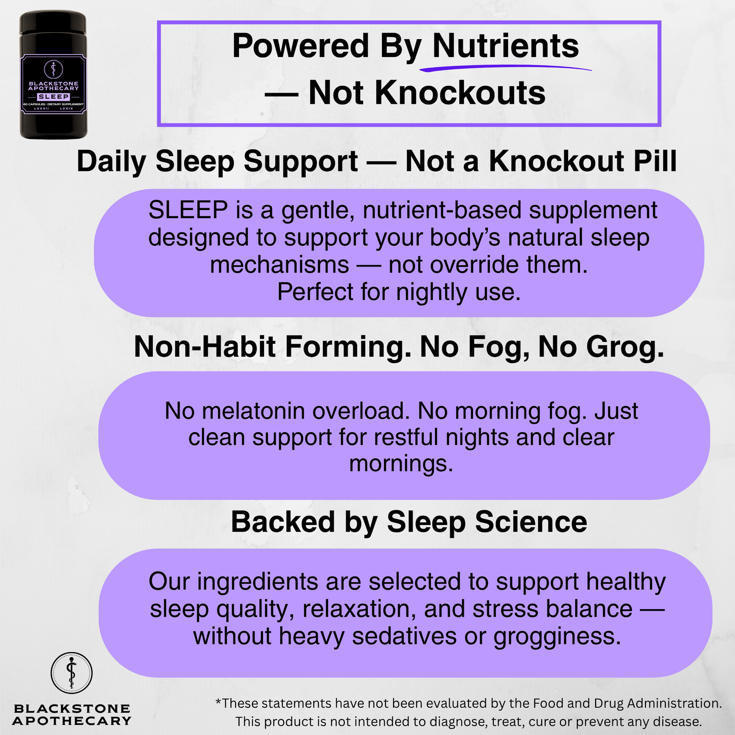 Sleep – Your Nightly Sleep Formula