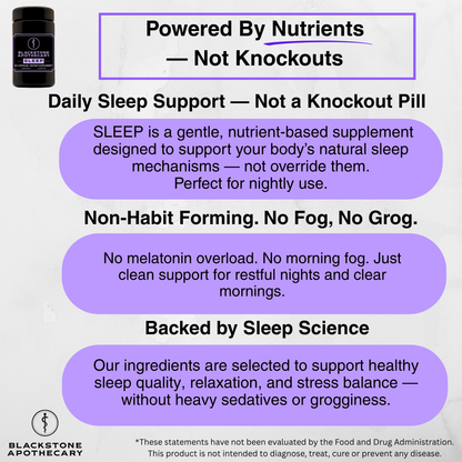 Sleep – Your Nightly Sleep Formula